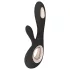LELO Soraya Wave - vibromasseur rabbit, mouvement va-et-vient - silicone noir