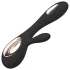 LELO Soraya Wave - vibromasseur rabbit, mouvement va-et-vient - silicone noir