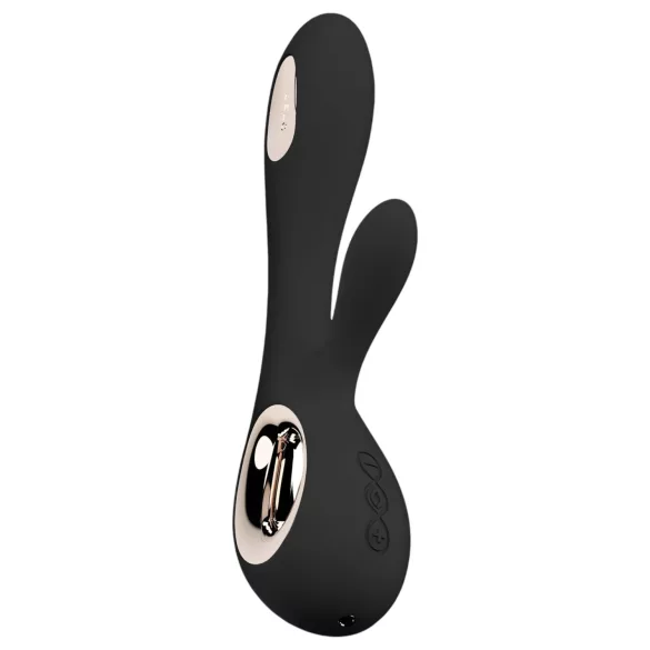LELO Soraya Wave - vibromasseur rabbit, mouvement va-et-vient - silicone noir
