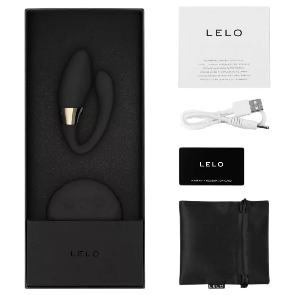 LELO Tiani Duo - vibromasseur couple silicone noir
