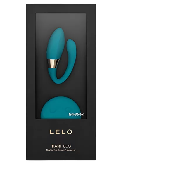 LELO Tiani Duo - vibromasseur couple - silicone - bleu