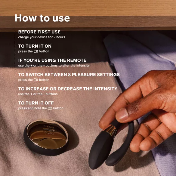 LELO Tiani Duo - vibromasseur couple - silicone - bleu