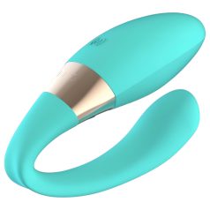   LELO Tiani Harmony - vibromasseur couple connecté rechargeable - turquoise