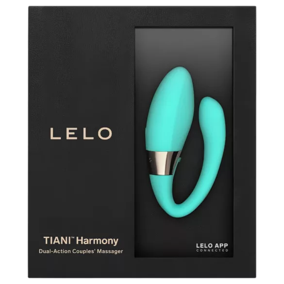 LELO Tiani Harmony - vibromasseur couple connecté rechargeable - turquoise
