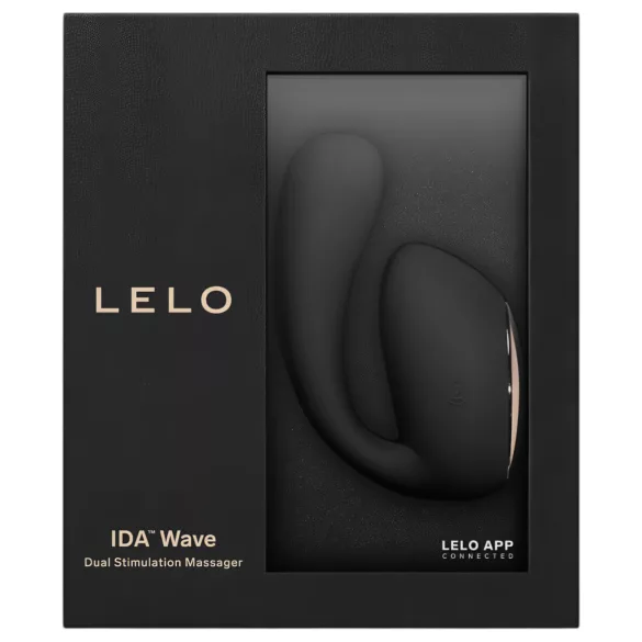 LELO Ida Wave - vibromasseur rotatif connecté rechargeable - silicone noir