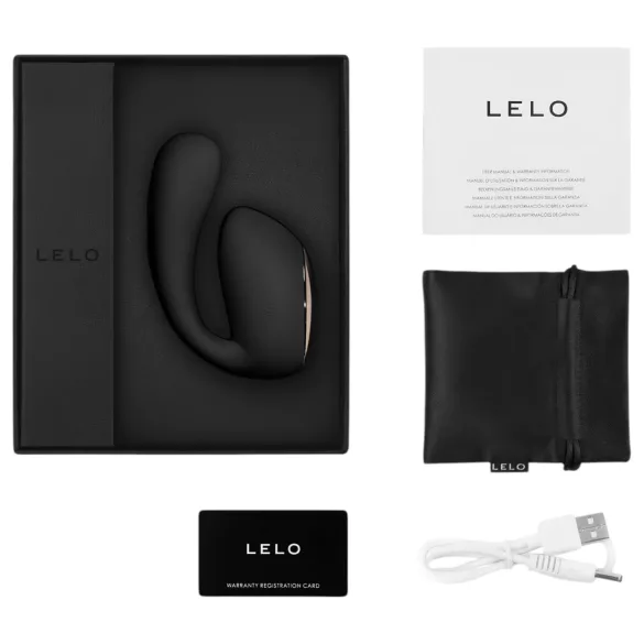 LELO Ida Wave - vibromasseur rotatif connecté rechargeable - silicone noir
