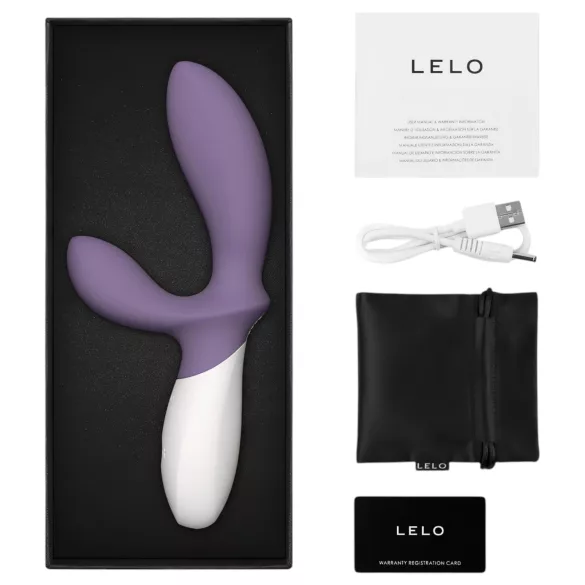 LELO Loki Wave 2 - vibromasseur prostate rechargeable étanche - violet