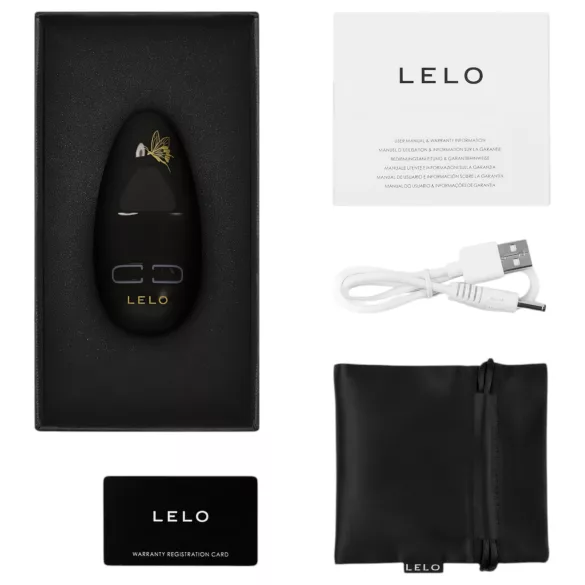 LELO - vibromasseur clitoridien rechargeable étanche - noir