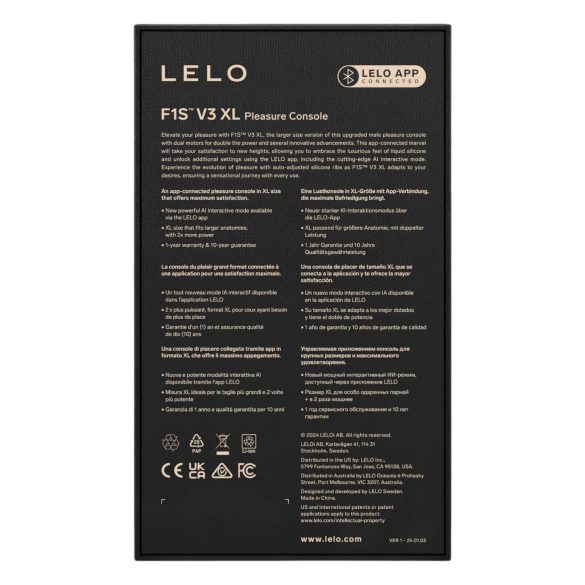 LELO - vibromasseur clitoridien à commande vocale - silicone violet