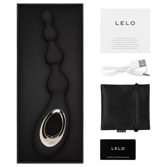 LELO - Plug anal vibrant rechargeable étanche - noir