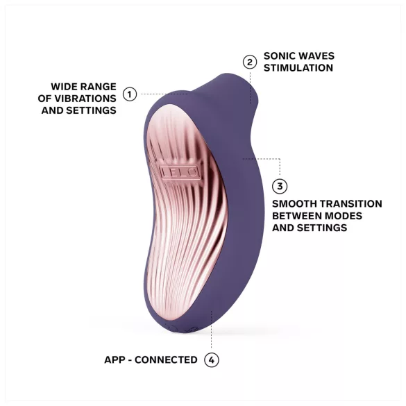 LELO - Stimulateur clitoridien à ondes soniques - violet