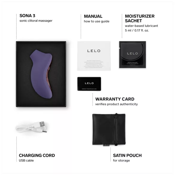 LELO - Stimulateur clitoridien à ondes soniques - violet