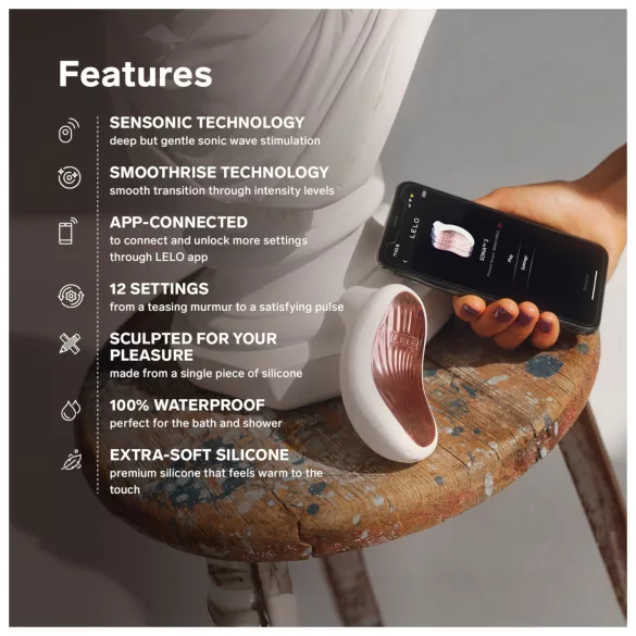 LELO - stimulateur clitoridien à ondes sonores - lavande