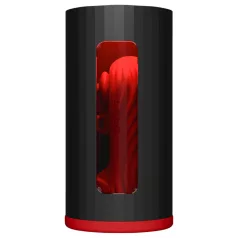 LELO F1s V3 - masturbateur interactif homme - silicone rouge