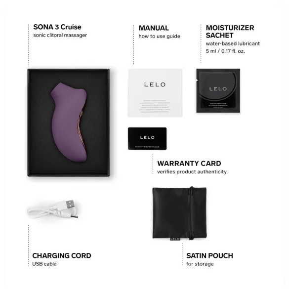 LELO - Stimulateur clitoridien à ondes soniques - violet