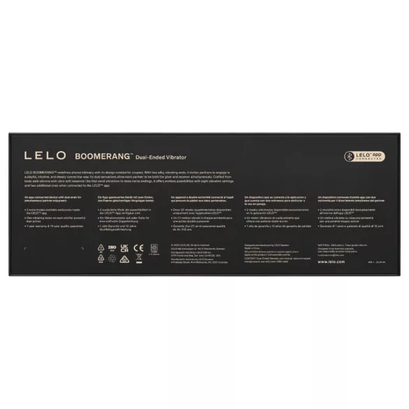 LELO Boomerang - vibromasseur double extrémité (violet)