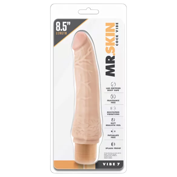 Dr. Skin Vibe No.7 - gode réaliste vibrant - couleur chair