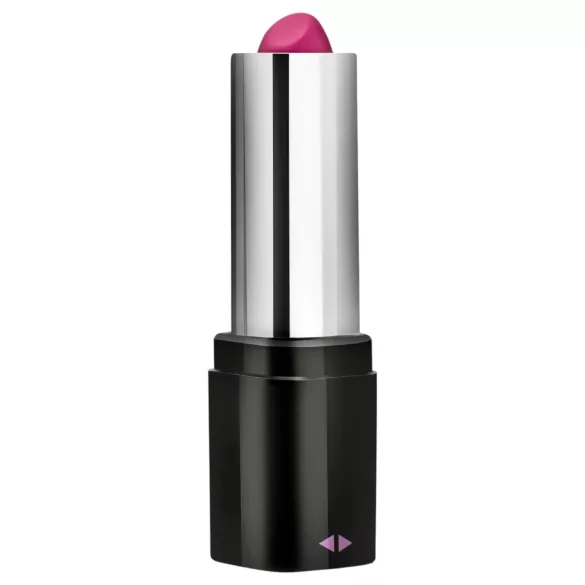 Blush - mini vibromasseur rouge à lèvres waterproof - noir rose