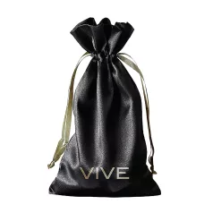 Vive - pochette pour sextoys satinée - noir