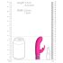 Royal Gems Dazzling - vibromasseur rabbit rechargeable - silicone rose