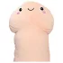 Peluche pénis - coussin - 30cm - beige