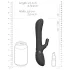 Vive Chou - Vibromasseur rabbit 4 en 1 - stimulation clitoridienne - noir