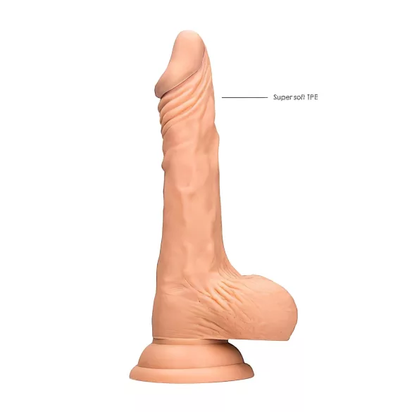 RealRock - godemichet réaliste avec testicules - 17 cm - couleur chair