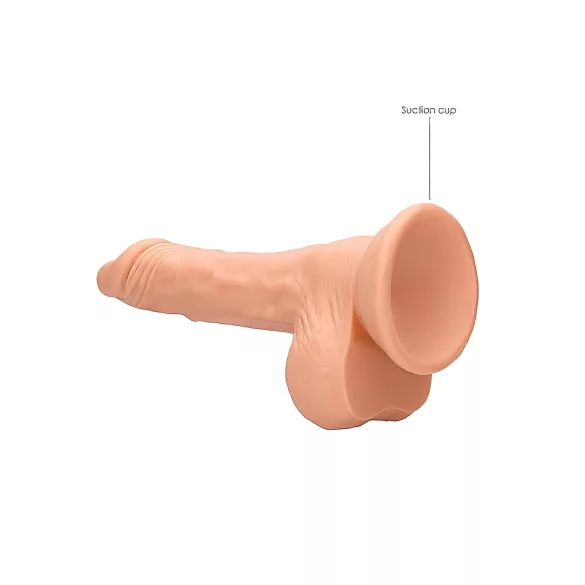 RealRock - godemichet réaliste avec testicules - 17 cm - couleur chair