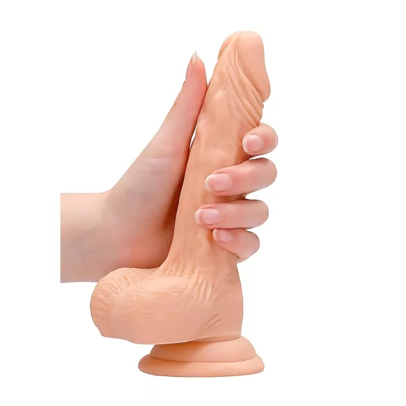 RealRock - godemichet réaliste avec testicules - 17 cm - couleur chair