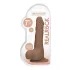 RealRock - gode réaliste avec testicules - 17cm - couleur foncée