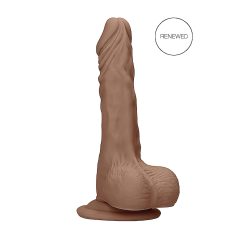   RealRock - gode réaliste avec testicules - 25cm - couleur foncée