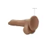 RealRock - gode réaliste avec testicules - 25cm - couleur foncée
