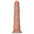 RealRock Slim - godemichet réaliste 15,5 cm - silicone - marron foncé