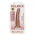 RealRock Slim - godemichet réaliste 15,5 cm - silicone - marron foncé