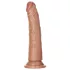 RealRock Slim - godemichet réaliste 15,5 cm - silicone - marron foncé