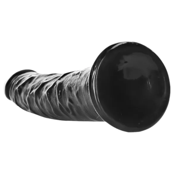 RealRock - gode réaliste fin - 15,5 cm - noir