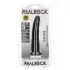 RealRock - gode réaliste fin - 15,5 cm - noir
