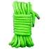 Ouch! - corde bondage fluorescente - 10 m - vert