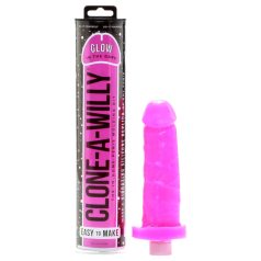 Clone-a-Willy - kit moule pénis lumineux - rose