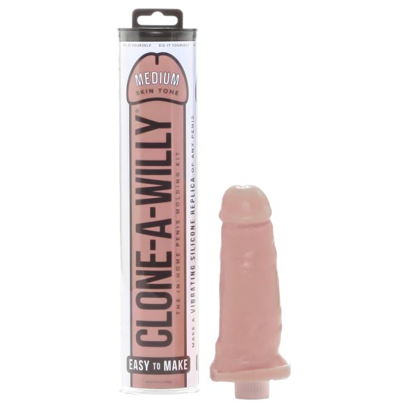 Clone-a-Willy - kit moulage pénis vibrant - couleur chair foncée