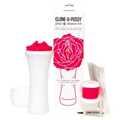Clone-a-Pussy - kit moule vulve et manchette - silicone rose