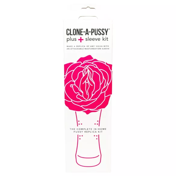 Clone-a-Pussy - kit moule vulve et manchette - silicone rose