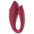 Raytech Rose - vibromasseur rouge, étanche et rechargeable