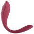 Raytech Rose - vibromasseur rouge, étanche et rechargeable