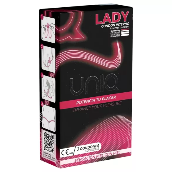 Uniq Lady - préservatif féminin - lot de 3