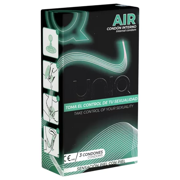 Uniq Air - préservatif femme ultra-fin - 3 pièces