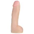 Doc Johnson - gode mic Vac-U-Lock Hung 12 réaliste avec testicules - nude