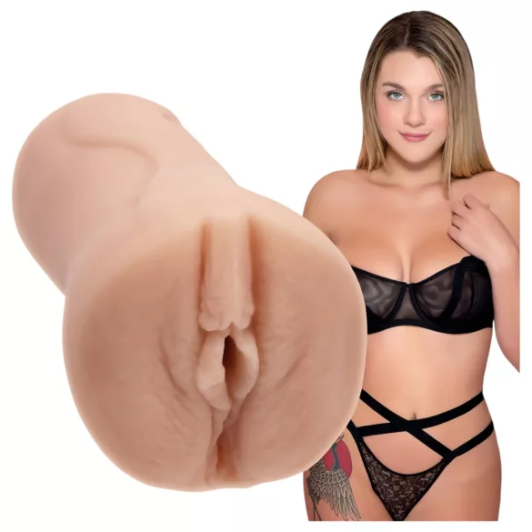 Doc Johnson Gabbie Carter - vagin réaliste Ultraskyn - couleur chair