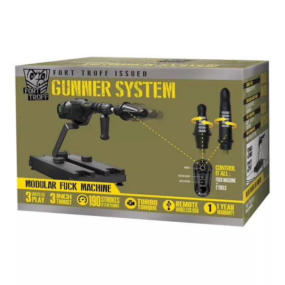 Doc Johnson Gunner System - machine sexuelle - noir