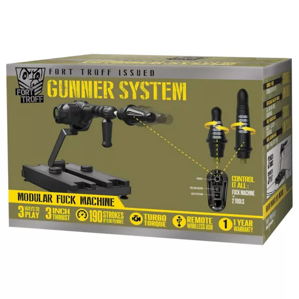 Doc Johnson Gunner System - machine sexuelle - noir